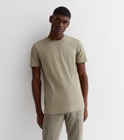 New Look Olive Short Sleeve Crew Neck T-Shirt